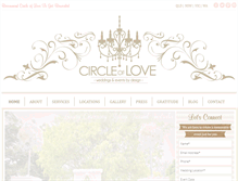 Tablet Screenshot of circleofloveweddings.com.au